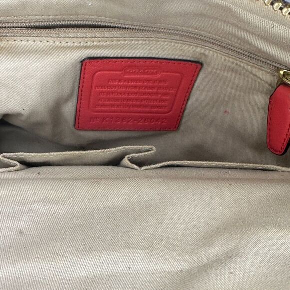 Coach Tricolor Top Handle Crossbody Purse K1382-28042 - Picture 13 of 16